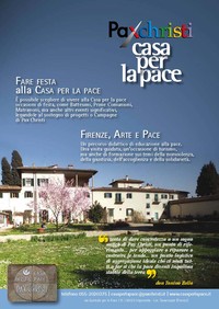 Fare festa alla Casa per la pace