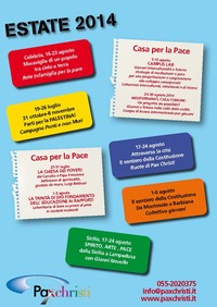 Pax Christi: attività estive