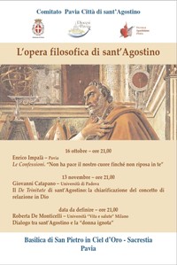 L’opera filosofica di sant’Agostino