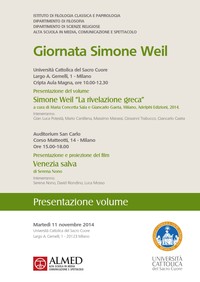 Giornata Simone Weil