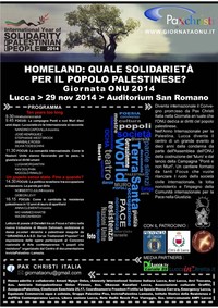 Homeland: quale solidarietà per il popolo palestinese?