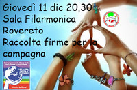 A Rovereto parte la raccolta firme 'Un'altra difesa è possibile'