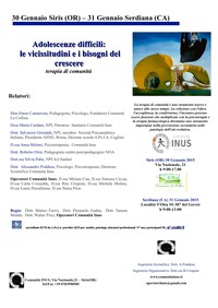 Adolescenze difficili: vicissitudini e bisogni del crescere. Terapia di comunità