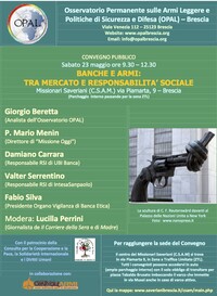 Banche e armi: tra mercato e responsabilità sociale