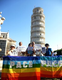 イタリアのピサ、そしてミラノからも、安保法制にNO!