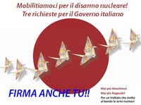 Insieme contro le atomiche, nella Giornata Internazionale per l'eliminazione delle armi nucleari