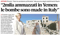 La Pinotti, l'Onu e le bombe italiane sui civili yemeniti