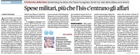 Spese militari, più che l’Isis c’entrano gli affari