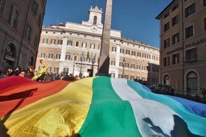 Manifestazione Montecitorio