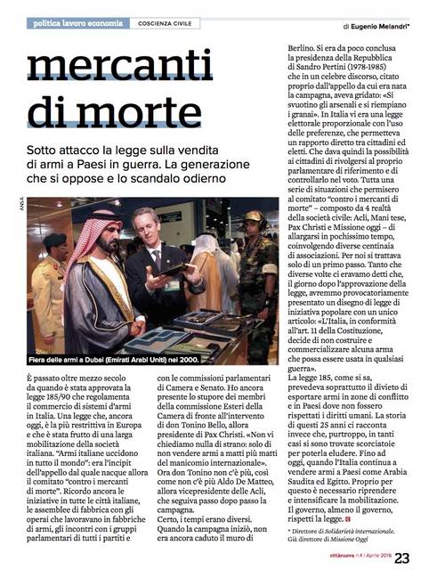 Eugenio Melandri Città Nuova