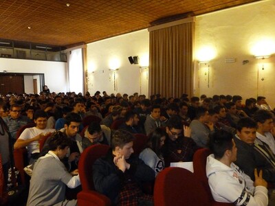 Foligno Palazzo Trinci Conferenza per scuole superiori 9.11.2015