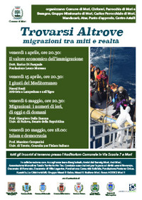 Trovarsi Altrove - incontri a Mori con una rete di associazioni