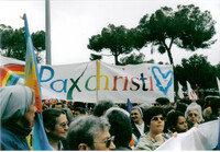  "Ostinati per la pace" sotto Palazzo Chigi

