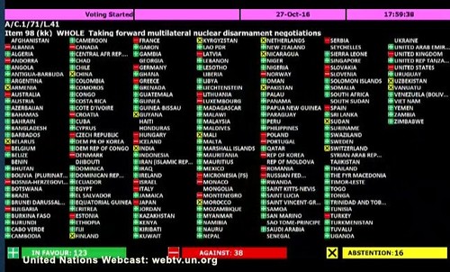 Voto alle Nazinoi Unite su Risoluzione L41