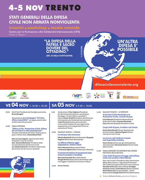 Locandina Stati Generali Trento