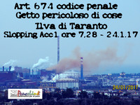 Ancora slopping dall'Ilva di Taranto [Comunicato stampa]