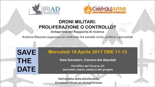 DRONI MILITARI: PROLIFERAZIONE O CONTROLLO?