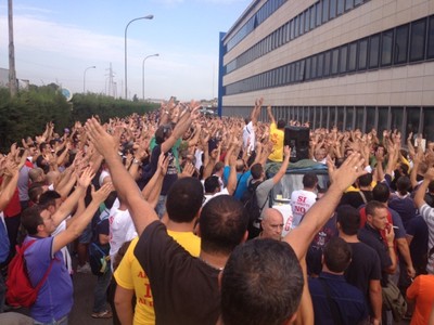 Una manifestazione del del Comitato “Liberi e Pensanti”