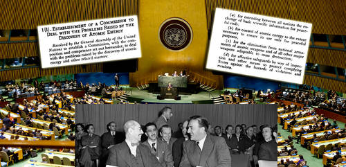 UN First Resolution - Prima risoluzione ONU - disarmo nucleare