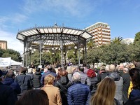 Sit-in per la chiusura dell'ILVA