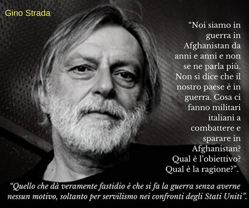 Gino Strada sulla guerra dell'Afghanistan 