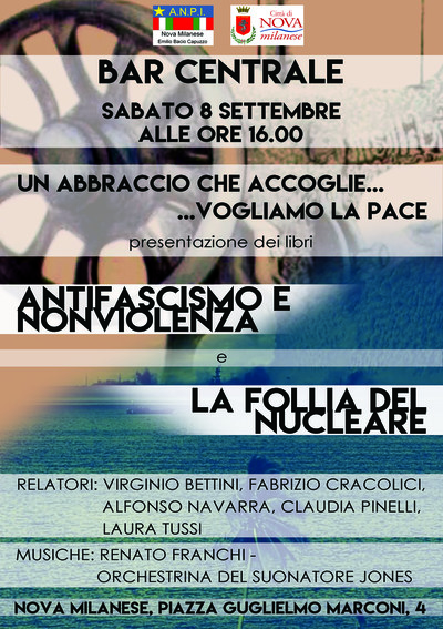 Con il Premio Nobel per la Pace a ICAN , un abbraccio che accoglie...per un incontro pubblico rivolto alla condivisione e all'accoglienza di tutti, per tutti.
