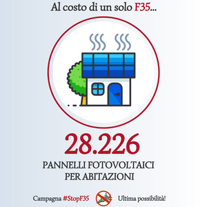 StopF35 - alternativa pannelli fotovoltaici