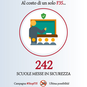 Stop F35 - alternativa scuole messe in sicurezza