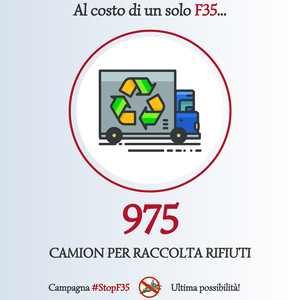 Stop F35 - Alternativa Camion rifiuti
