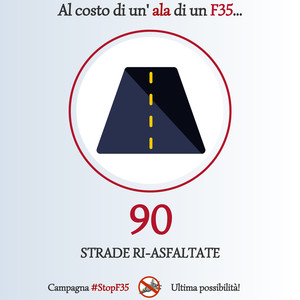 Stop F35 - Alternativa strade asfaltate
