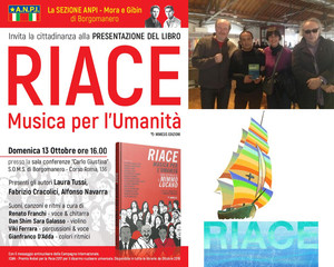 Con ANPI BORGOMANERO per Riace, Musica per l'Umanità nonviolenta, plurale, multiculturale