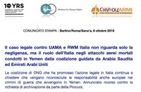 Caso contro UAMA e RWM: non solo negligenza, ma il ruolo dell’Italia negli attacchi mortali in Yemen