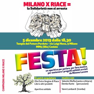 MILANO PER RIACE