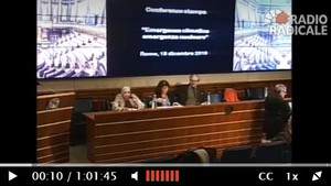 I relatori della Conferenza Stampa al Senato della Repubblica