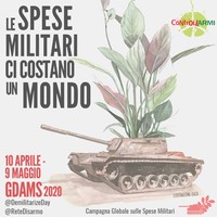 Assistenza sanitaria, non sistema di guerra: le spese militari ci costano un mondo!