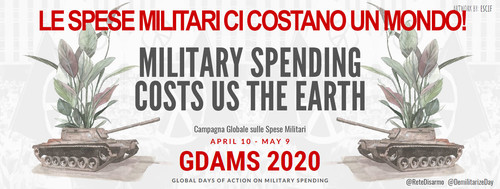 GCOMS 2020 - Le spese militari ci costano un mondo 