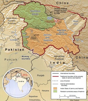 La regione del Kashmir