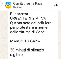 Silenzio digitale totale per Gaza? E' una bufala, fermatela per favore