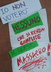 Non essere complici del massacro