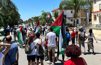 Una marcia di solidarietà con Gaza