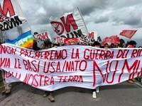 Manifestazione a Sigonella