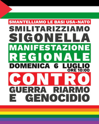 "Smilitarizziamo Sigonella"