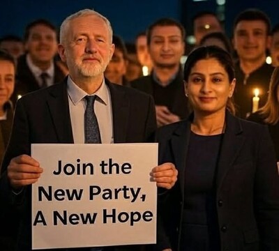Jeremy Corbyn e Zarah Sultana