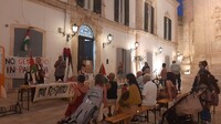 Iniziativa di solidarietà con Gaza, Martina Franca (TA), agosto 2025