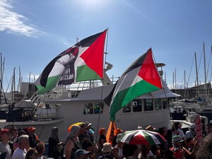 Global Sumud flotilla a Barcelona