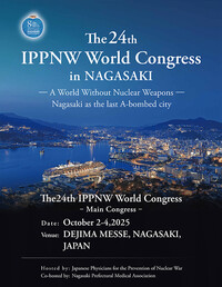 La locandina del XXIV Congresso di IPPNW