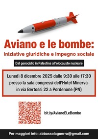 convegno Aviano e le bombe