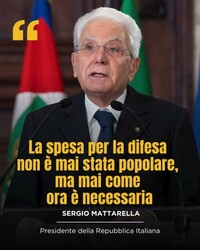 No, Presidente Mattarella