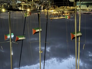 Alcune imbarcazioni della Global Sumud Flotilla a Siracusa