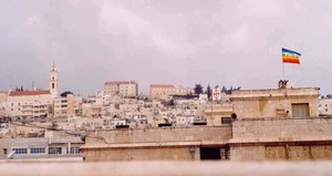 Lo scorso 6 marzo sono stato a Betlemme per un progetto di aiuti umanitari. Dopo aver con fatica superato il ceck point israeliano, arrivati a Betlemme abbiamo visto la bandiera della pace... E' st
